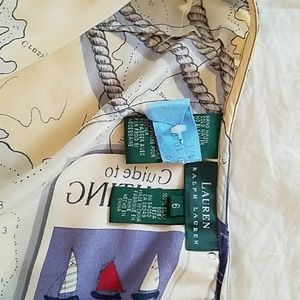 Ralph Lauren silk skirt, size 6, beach, vacation